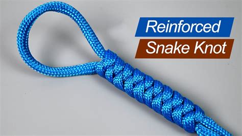 蛇結圖解|蛇結、金剛結的粗線示範/ Snake knot and reinforced snake knot